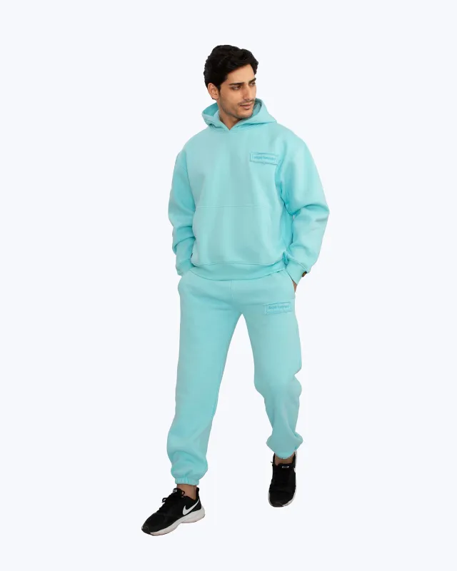Signature Heavyweight Co-ord Set - Aqua Blue sold by Dope Beyond