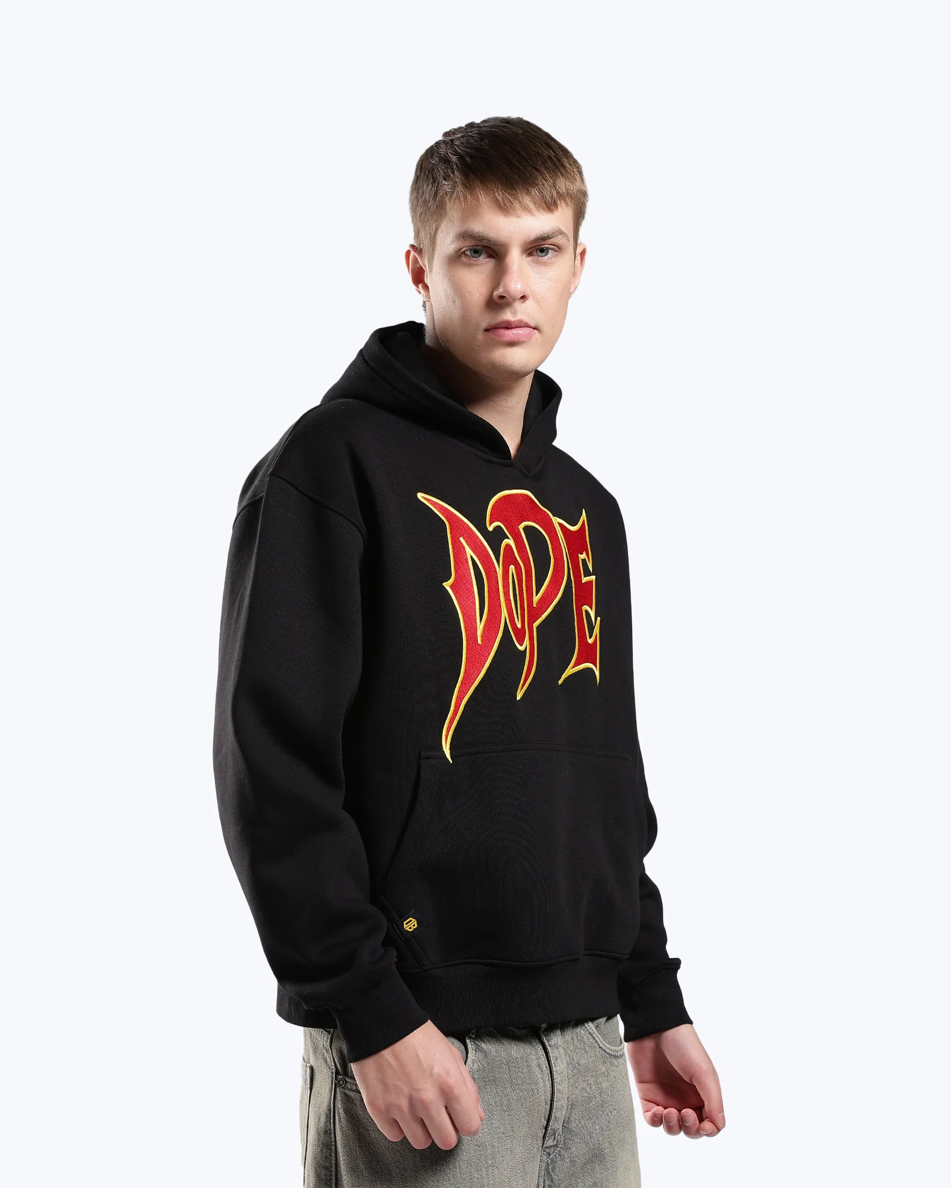 Signature 777 Lightning Graphic Heavyweight Hoodie – Black sold by Dope Beyond product image thumbnail 4