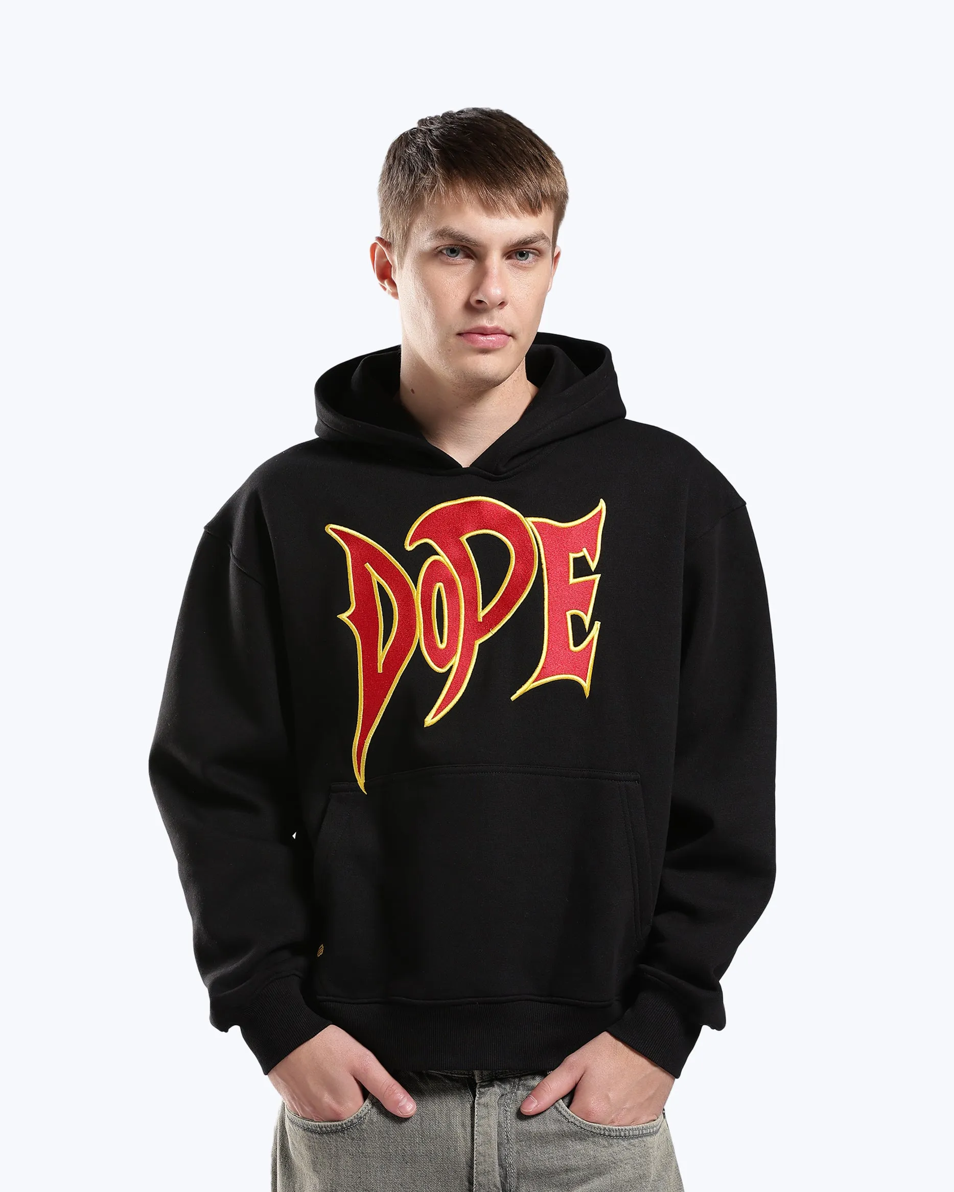 Signature 777 Lightning Graphic Heavyweight Hoodie – Black sold by Dope Beyond product image thumbnail 2