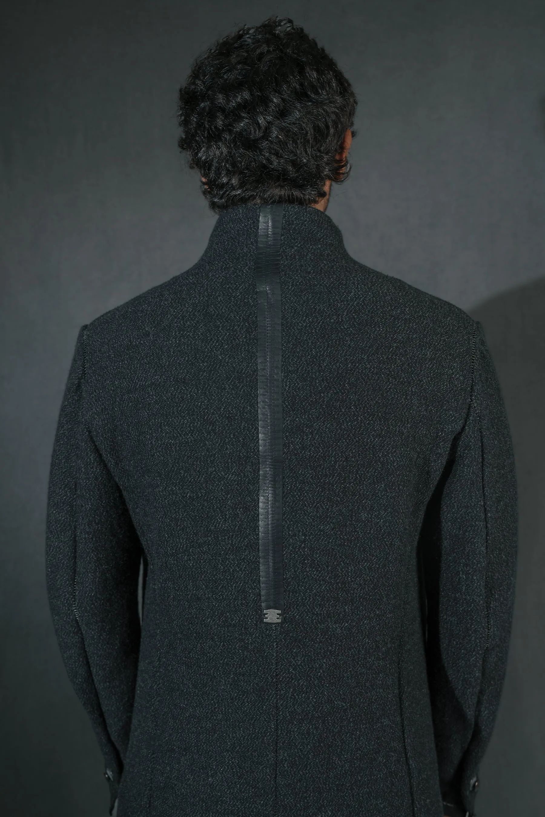 LONG BLAZER LAINE NOIR sold by Isaac Sellam product image thumbnail 4