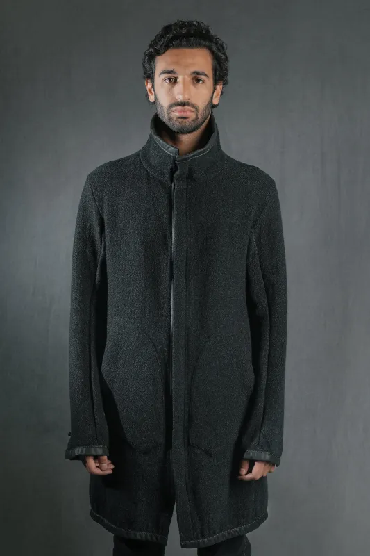 HIGH COAT LAINE NOIR sold by Isaac Sellam