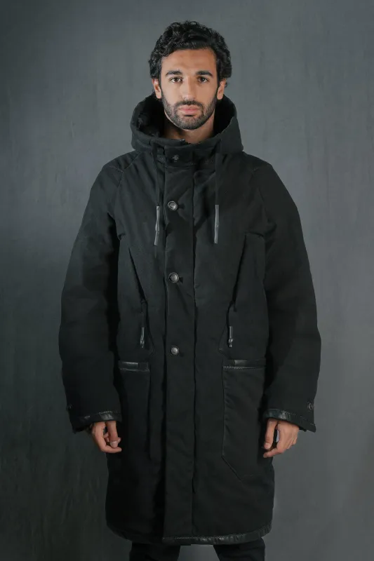 BIG PARKA ARMURE H26  NOIR sold by Isaac Sellam