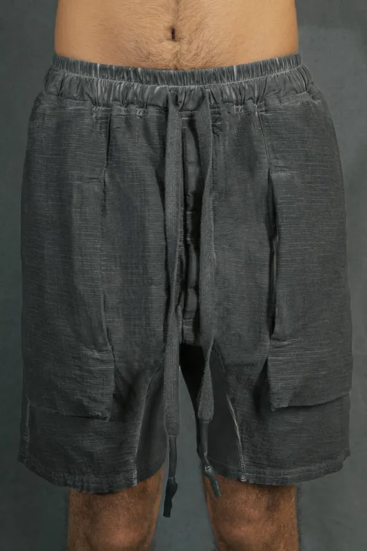 GUSSET SHORT  GAUFRÉ PLOMB sold by Isaac Sellam