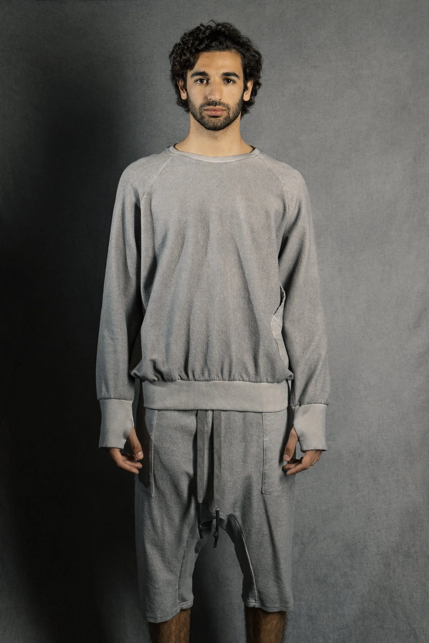 RAGLAN SWEAT SPONGE ALU sold by Isaac Sellam product image thumbnail 2