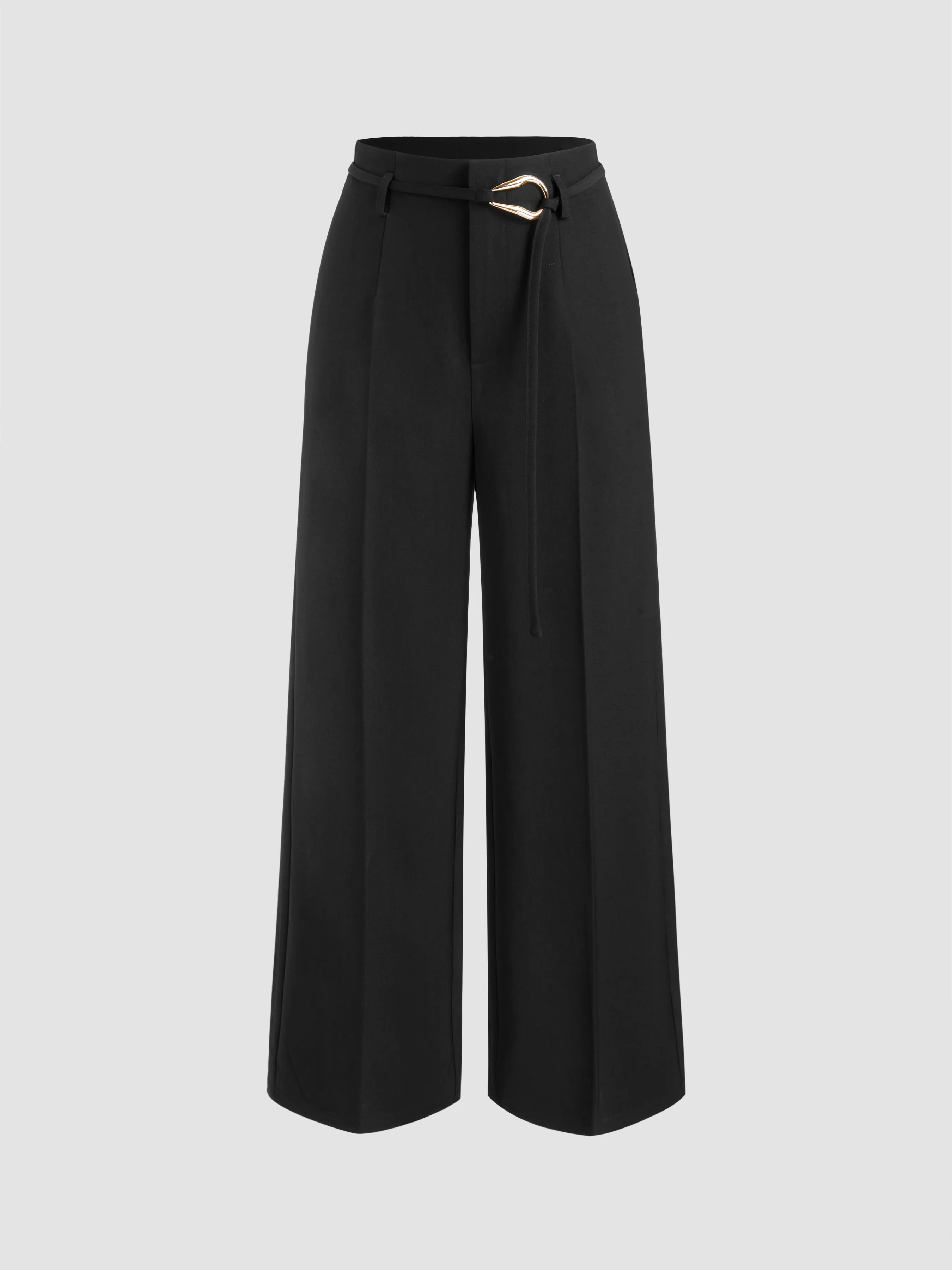 Mid Rise Pocket Trousers With Belt sold by Cider