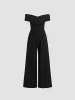 Off-shoulder Criss Cross Jumpsuit sold by Cider