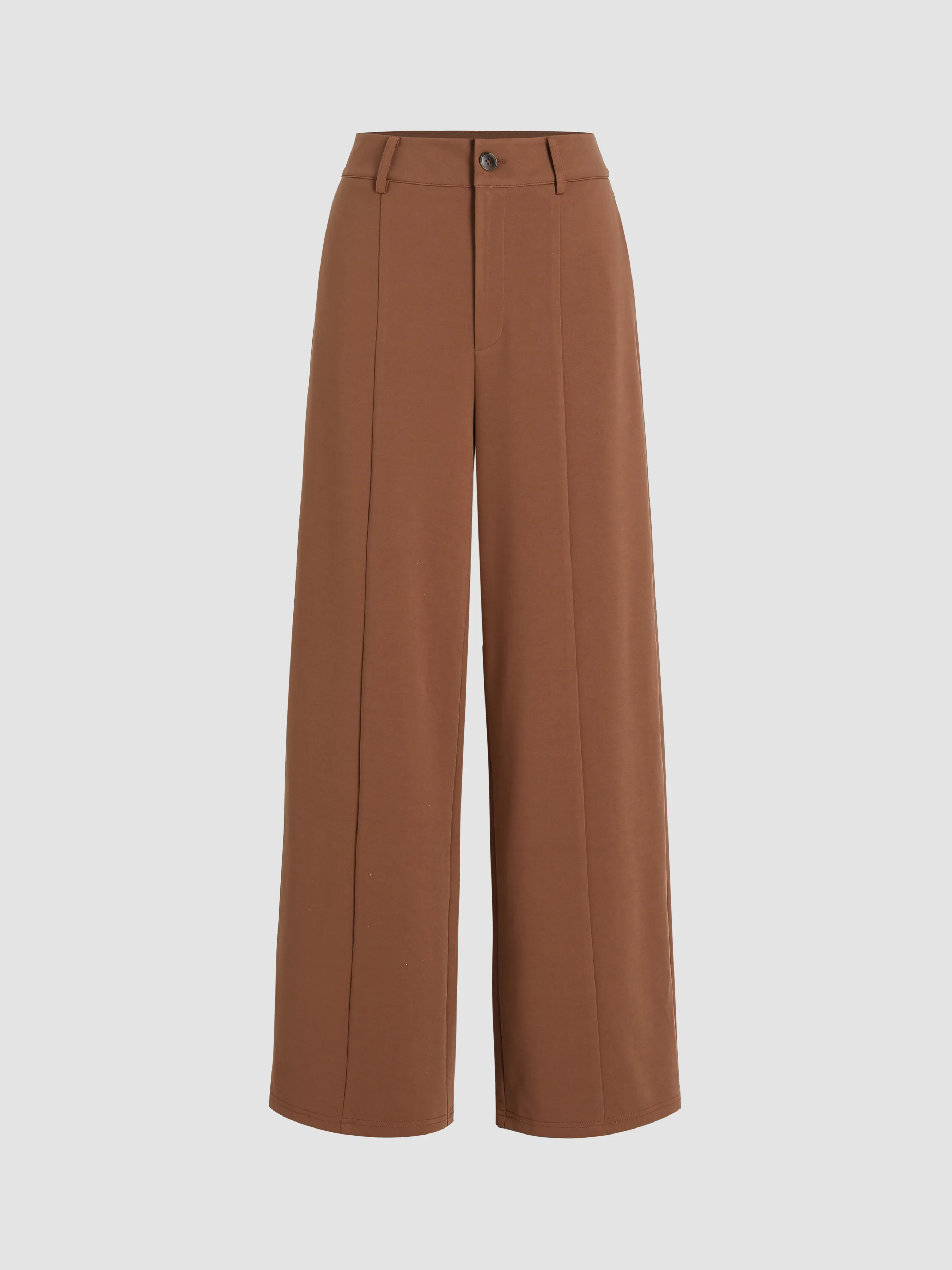 Solid Wide Leg Trousers sold by Cider