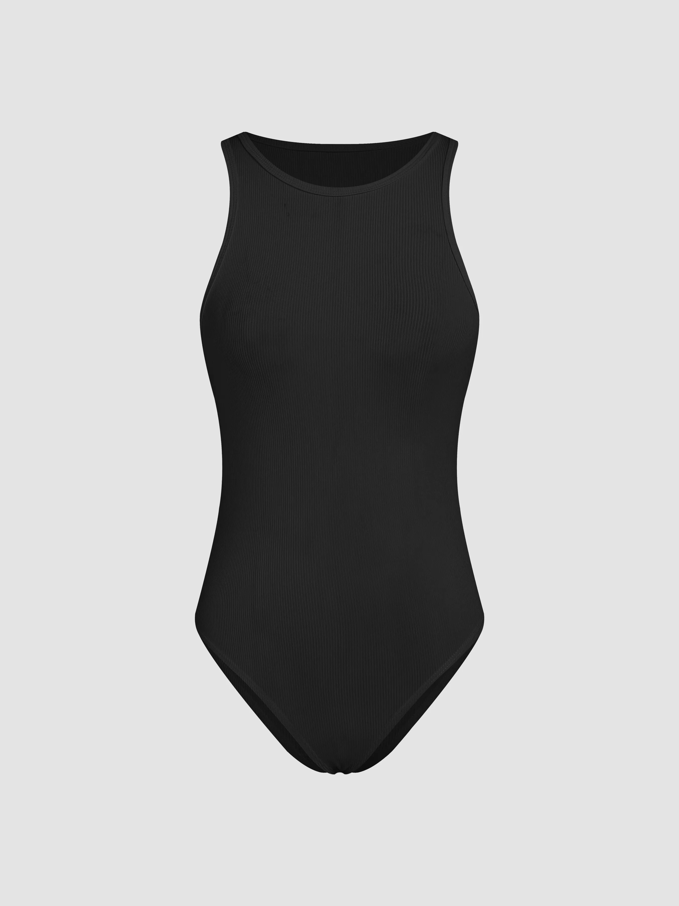 Solid Sleeveless Bodysuit sold by Cider
