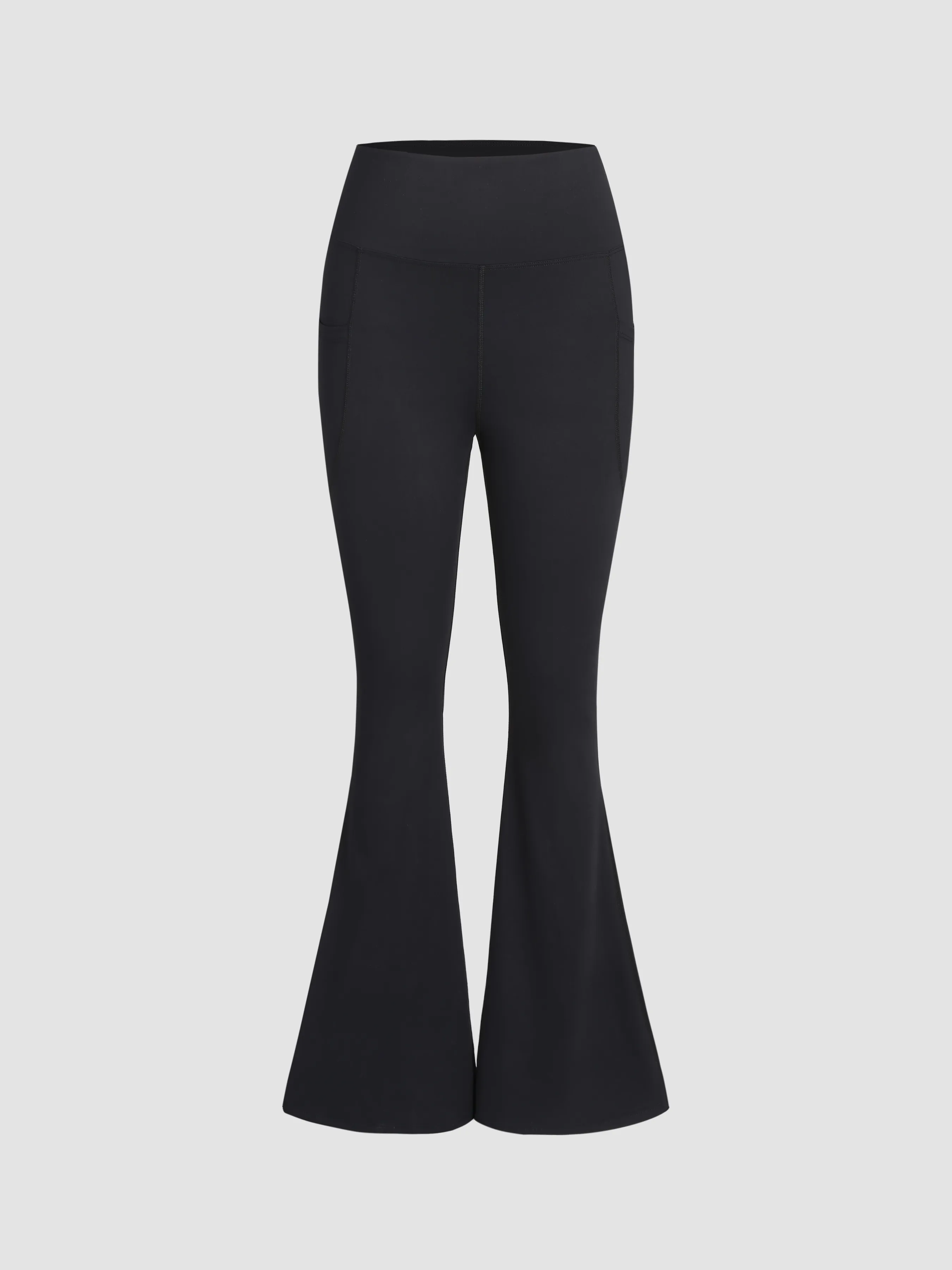 High Waist Solid Flared Leggings sold by Cider