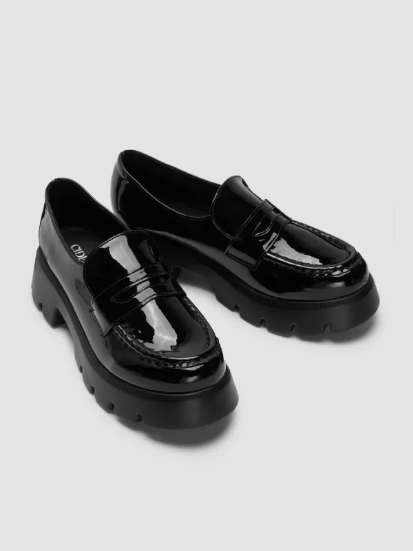 CHUNKY HEEL LOAFERS sold by Cider