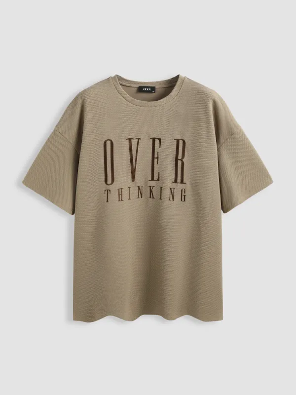 Over Thinking Oversized Graphic Tee Curve & Plus sold by Cider