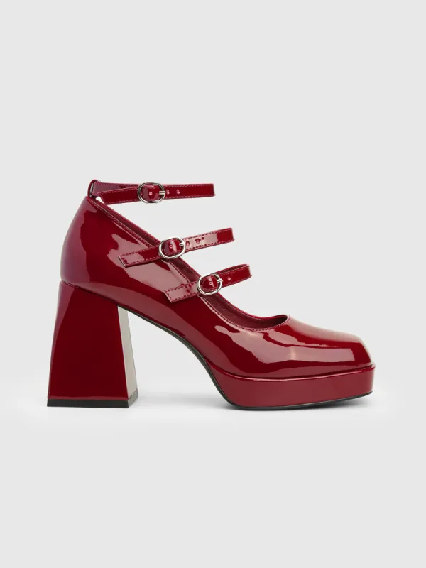 Chunky Heeled Mary Jane Shoes sold by Cider
