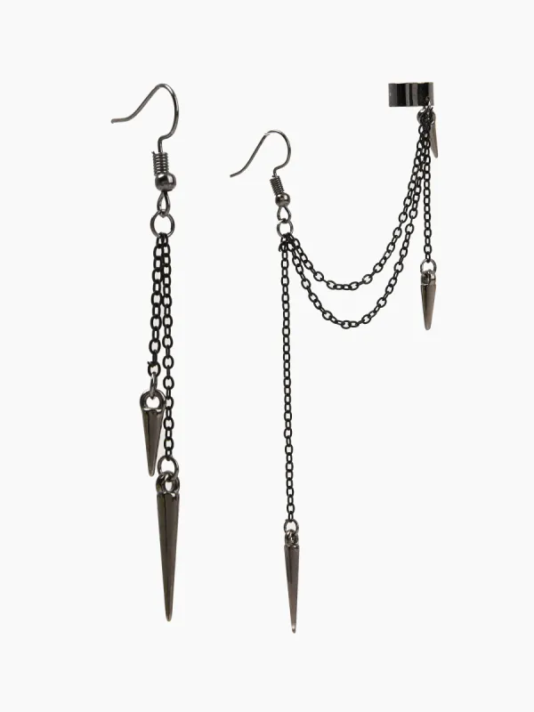 Conical Decor Hoop Earrings sold by Cider