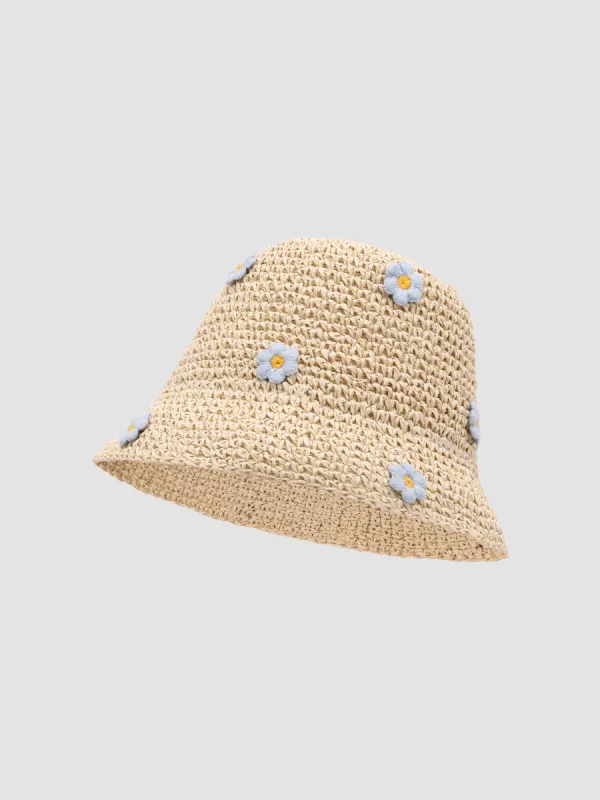 Floral  Straw Hat sold by Cider