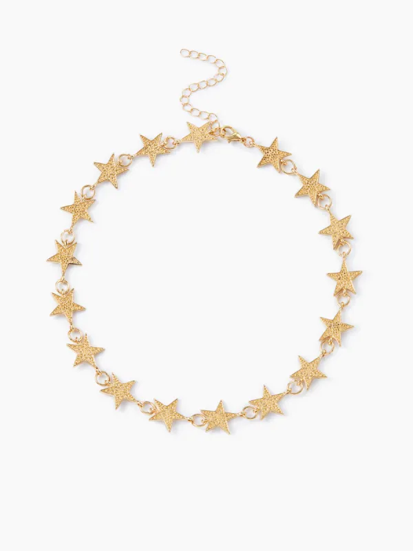 STAR BEADED CHOKER made by Cider