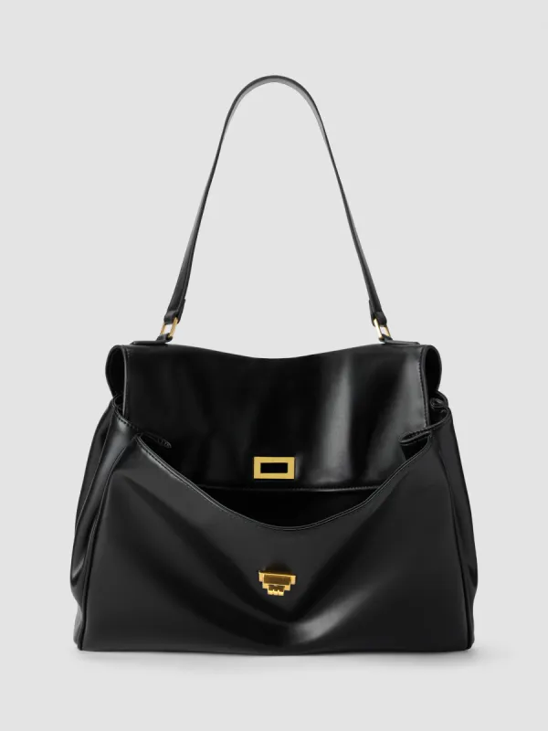 SOFT FAUX LEATHER TOTE BAG sold by Cider