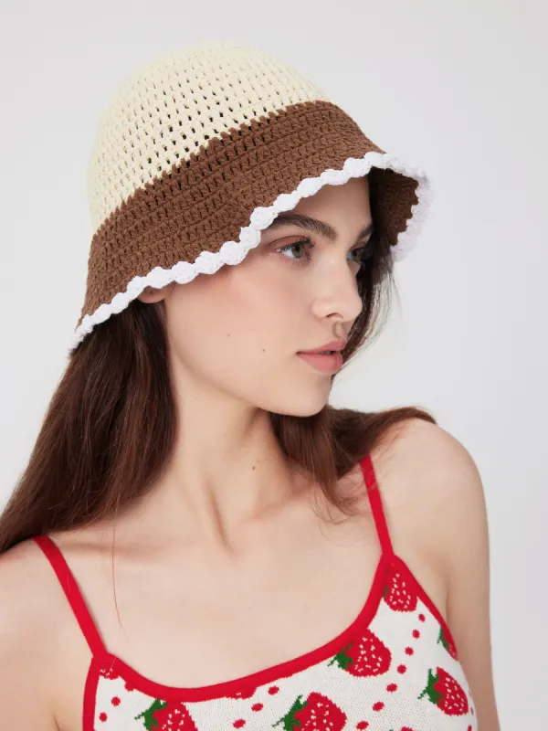 CROCHET BUCKET HAT sold by Cider