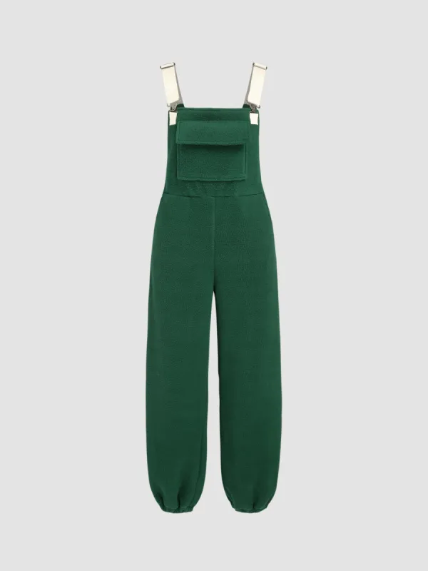 Fleece Pinafore Jogger Jumpsuit sold by Cider