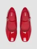 FAUX PATENT LEATHER MARY JANE FLATS sold by Cider