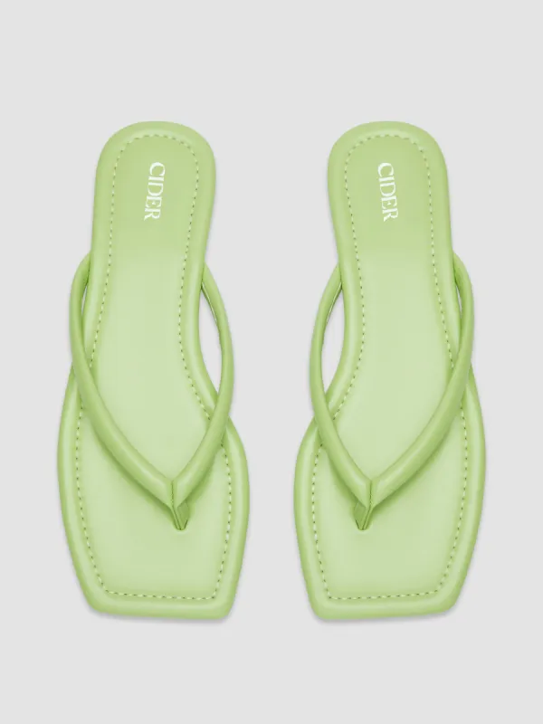 Classic Square Toe Flip-flops sold by Cider