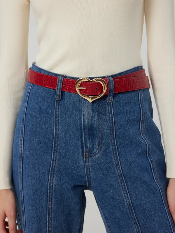Heart Shaped Buckle Belt  sold by Cider