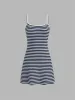 Scoop Neckline Striped Mini Dress sold by Cider