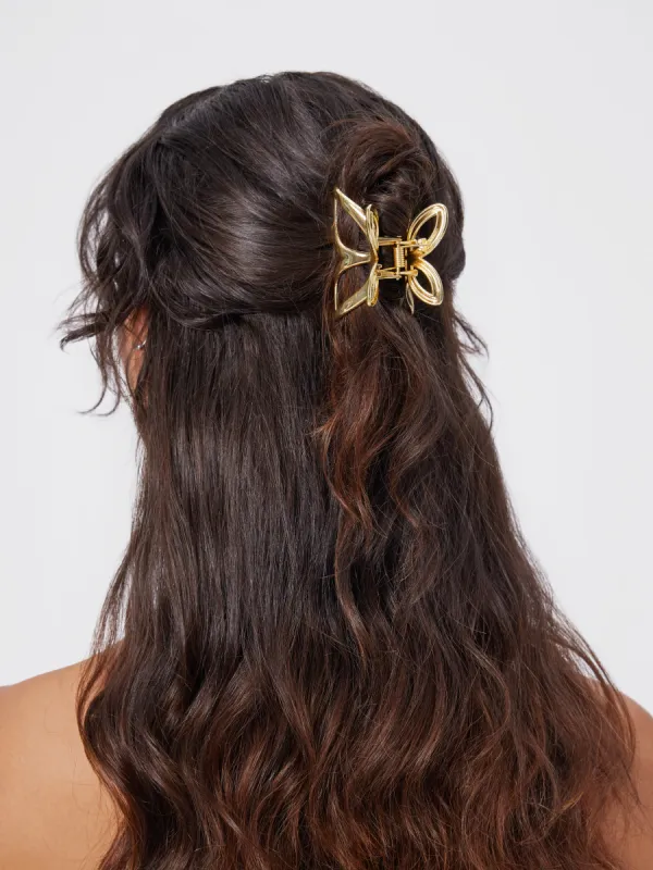 BUTTERFLY METAL HAIR CLAW sold by Cider