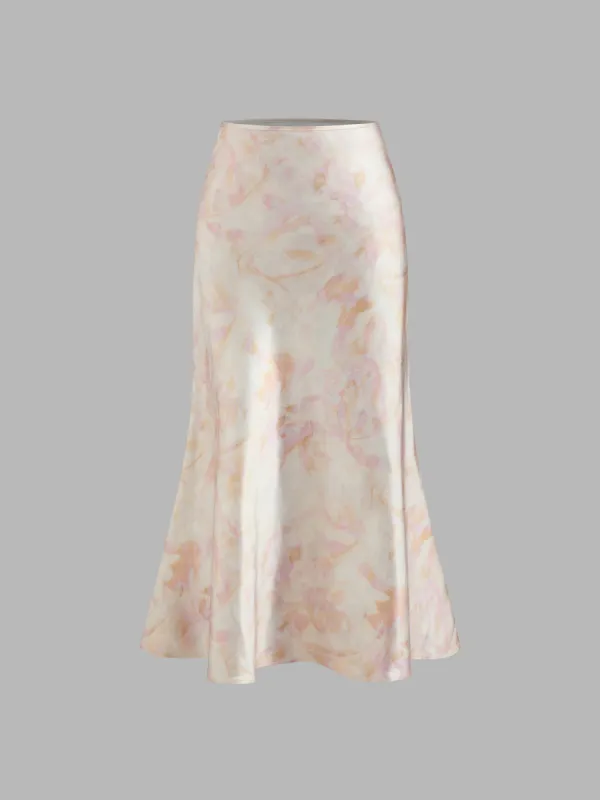 Mid Rise Floral Maxi Skirt sold by Cider
