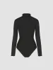 Solid Turtleneck Bodysuit sold by Cider