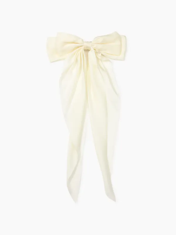Solid Bowknot Hair Clip sold by Cider