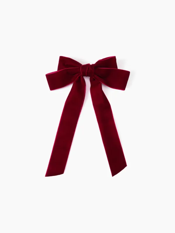 VELVET BOWKNOT HAIR CLIP sold by Cider