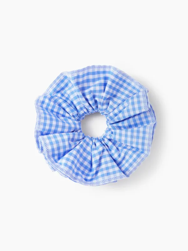 MULTI-LAYERED PLAID SCRUNCHIES made by Cider