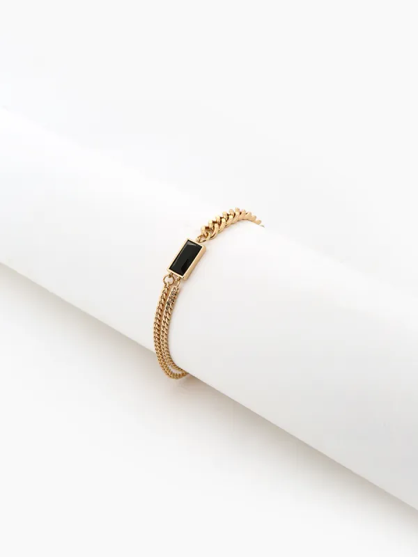 Double Chain Decor Bracelet sold by Cider