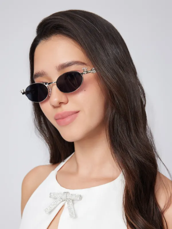 RHINESTONE OVAL GLASSES sold by Cider