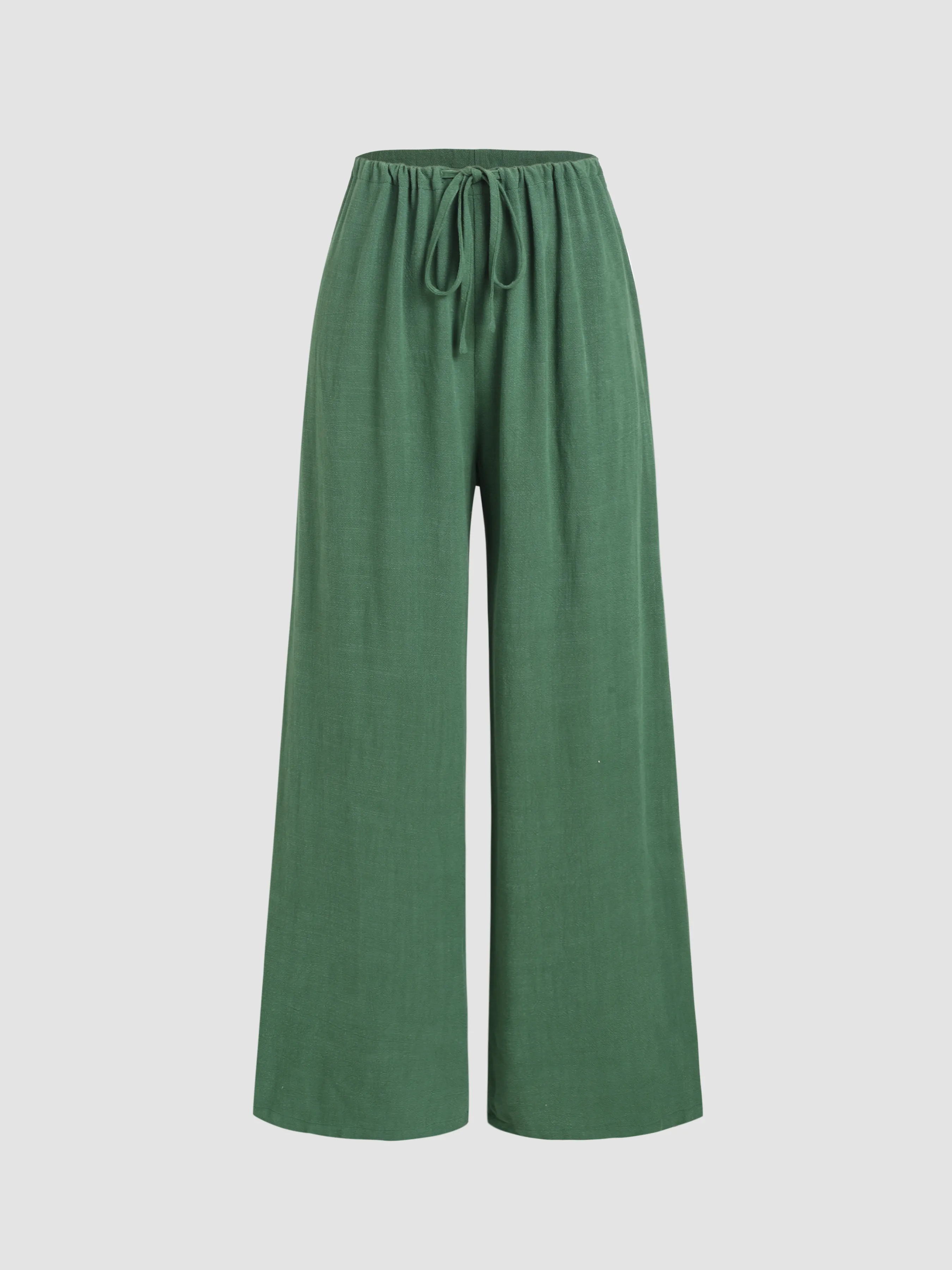 Drawstring Wide Leg Trousers sold by Cider