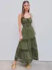 Lace Trim Tiered Cami Maxi Dress sold by Cider