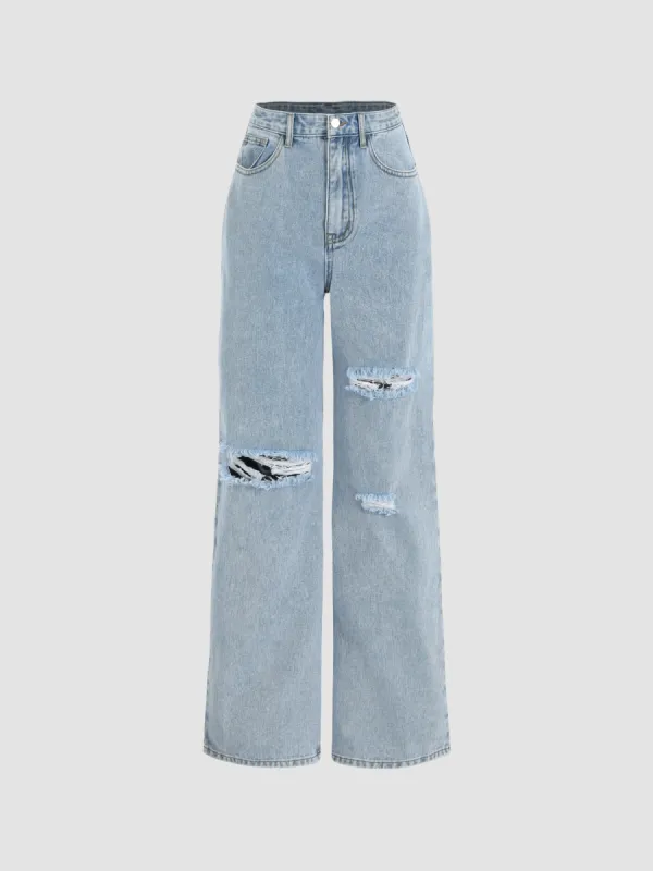 Denim Classic Ripped Jeans sold by Cider