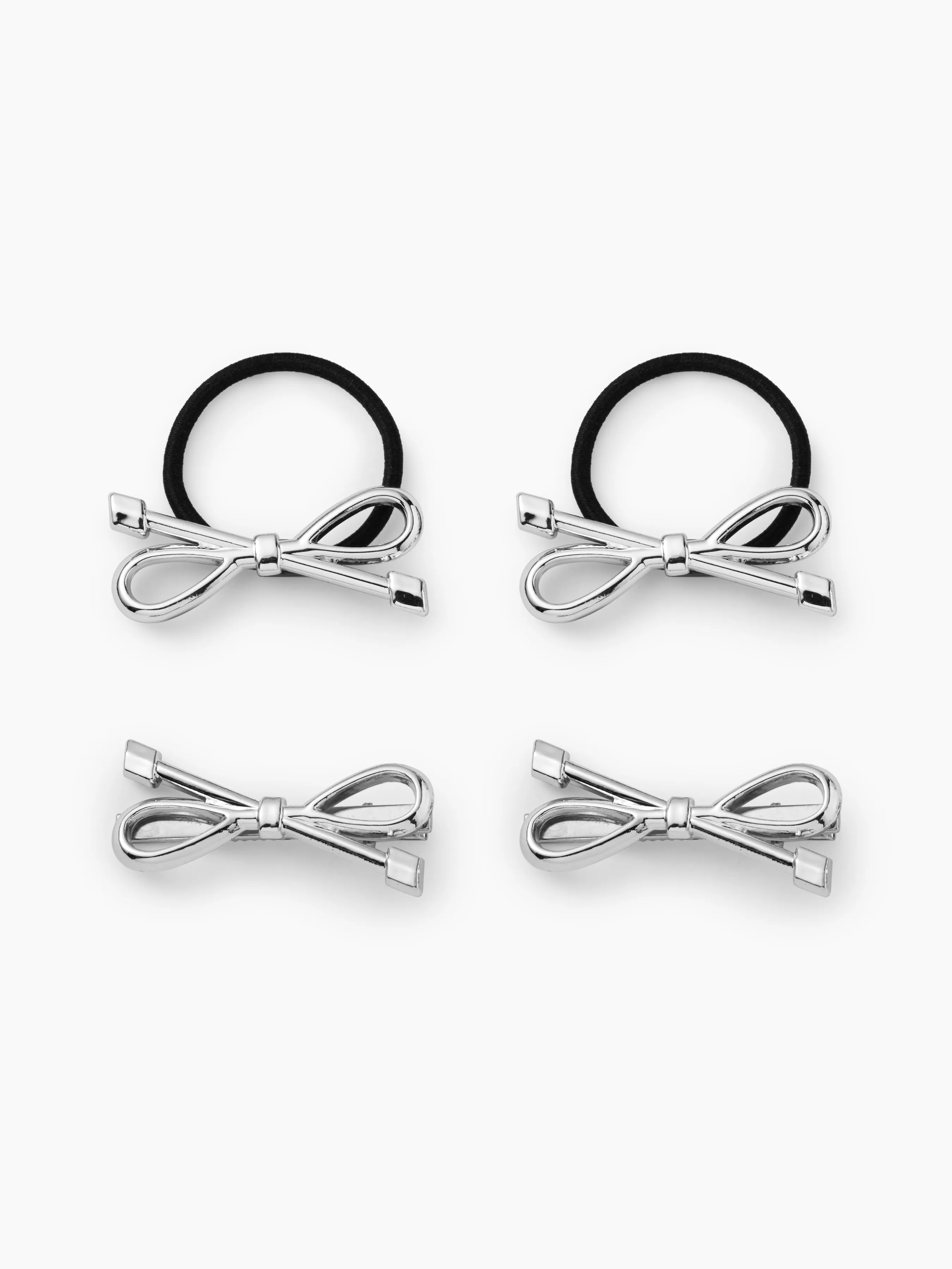 2 PAIRS BOWKNOT HAIR TIES & HAIR CLIPS sold by Cider