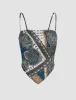 Paisley Print Tie Back Blouse sold by Cider