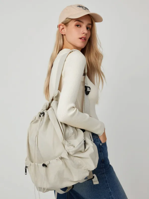 Nylon String Large Backpack sold by Cider