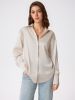 Satin Collar Solid Button Long Sleeve Blouse sold by Cider