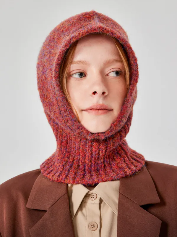 Solid Knitted Balaclava Cap sold by Cider