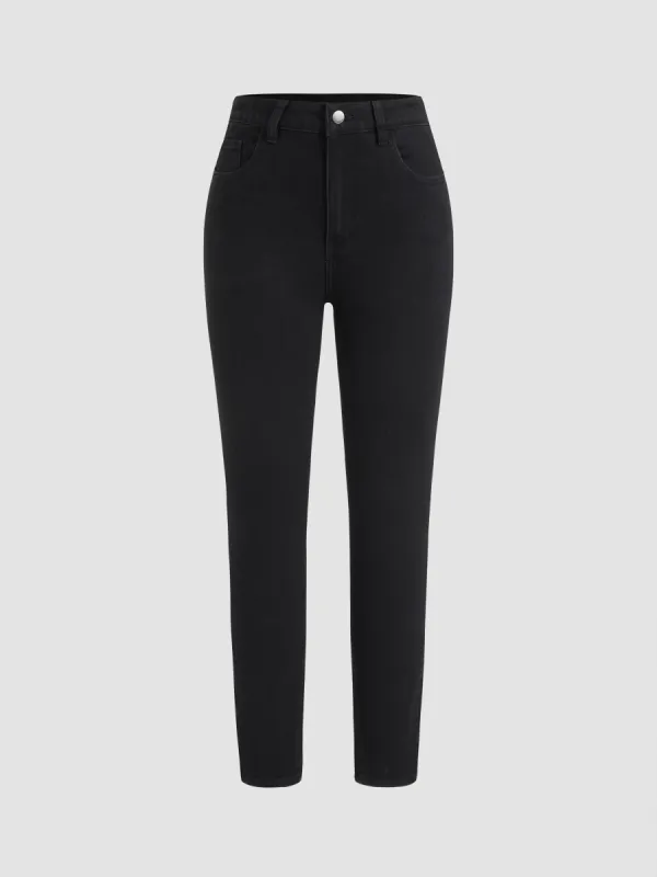 Stretch Cider Denim Mid Rise Pocket Leggings sold by Cider