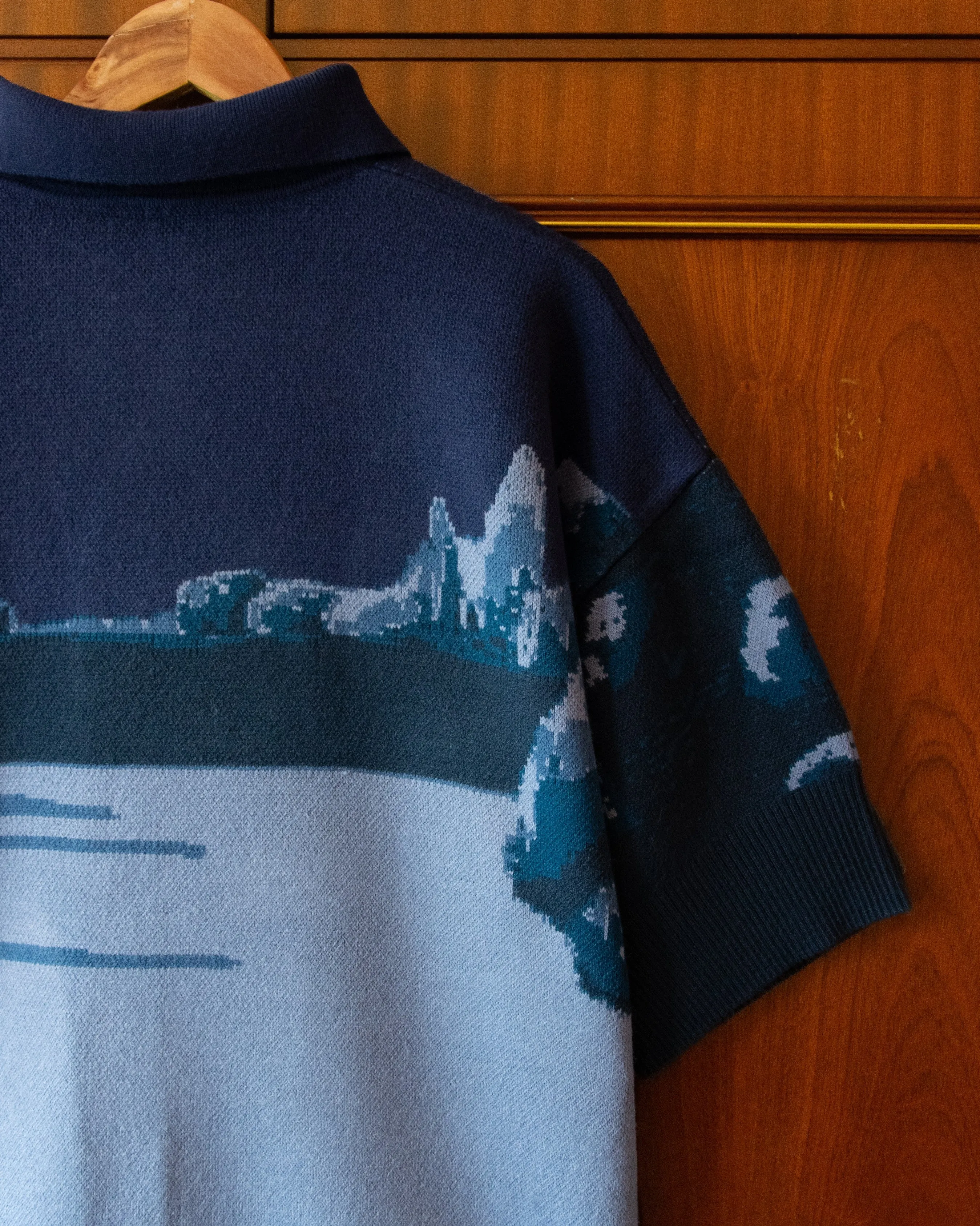 KNITTED NIGHT GARDEN POLO sold by House of Errors product image thumbnail 5