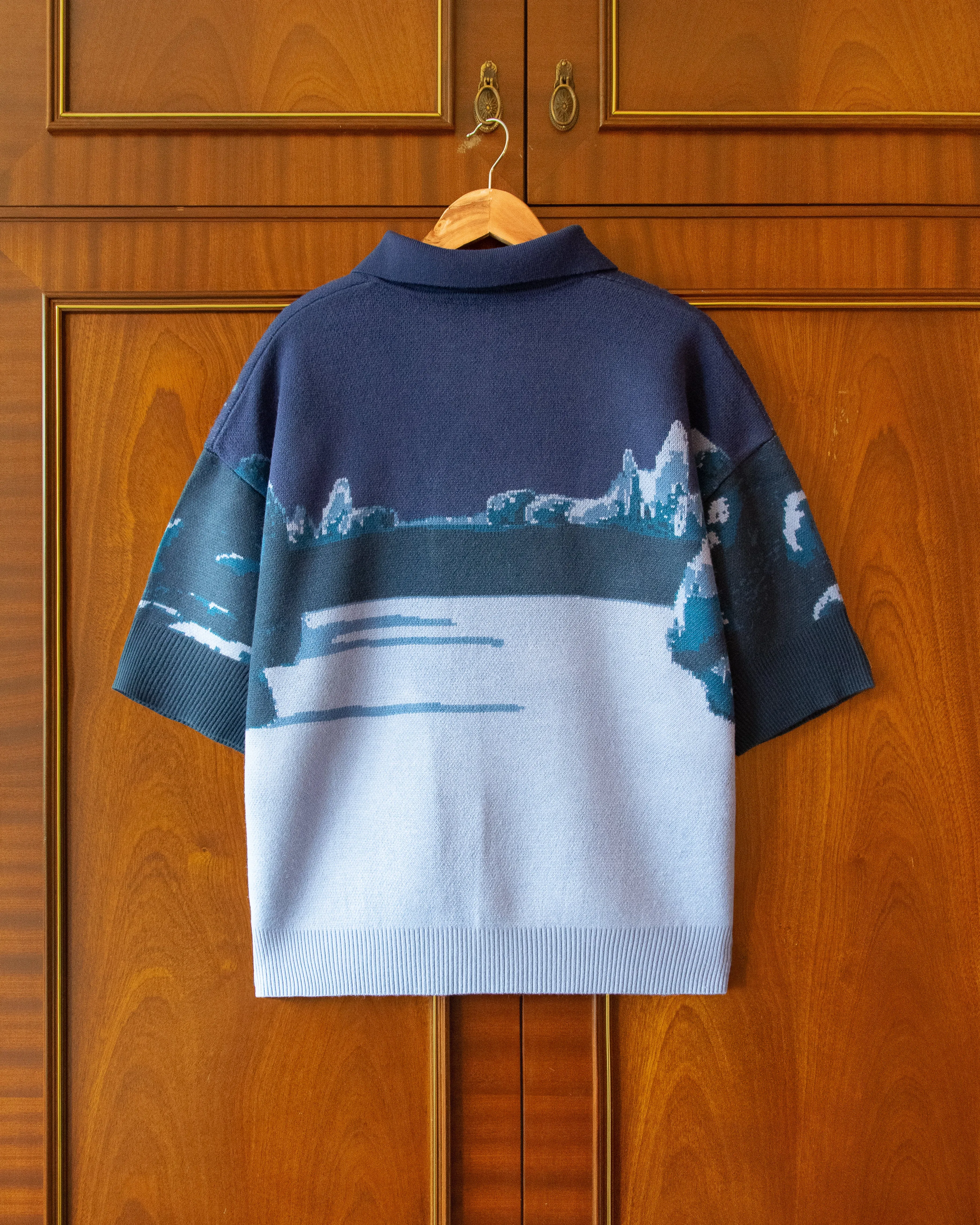 KNITTED NIGHT GARDEN POLO sold by House of Errors product image thumbnail 3