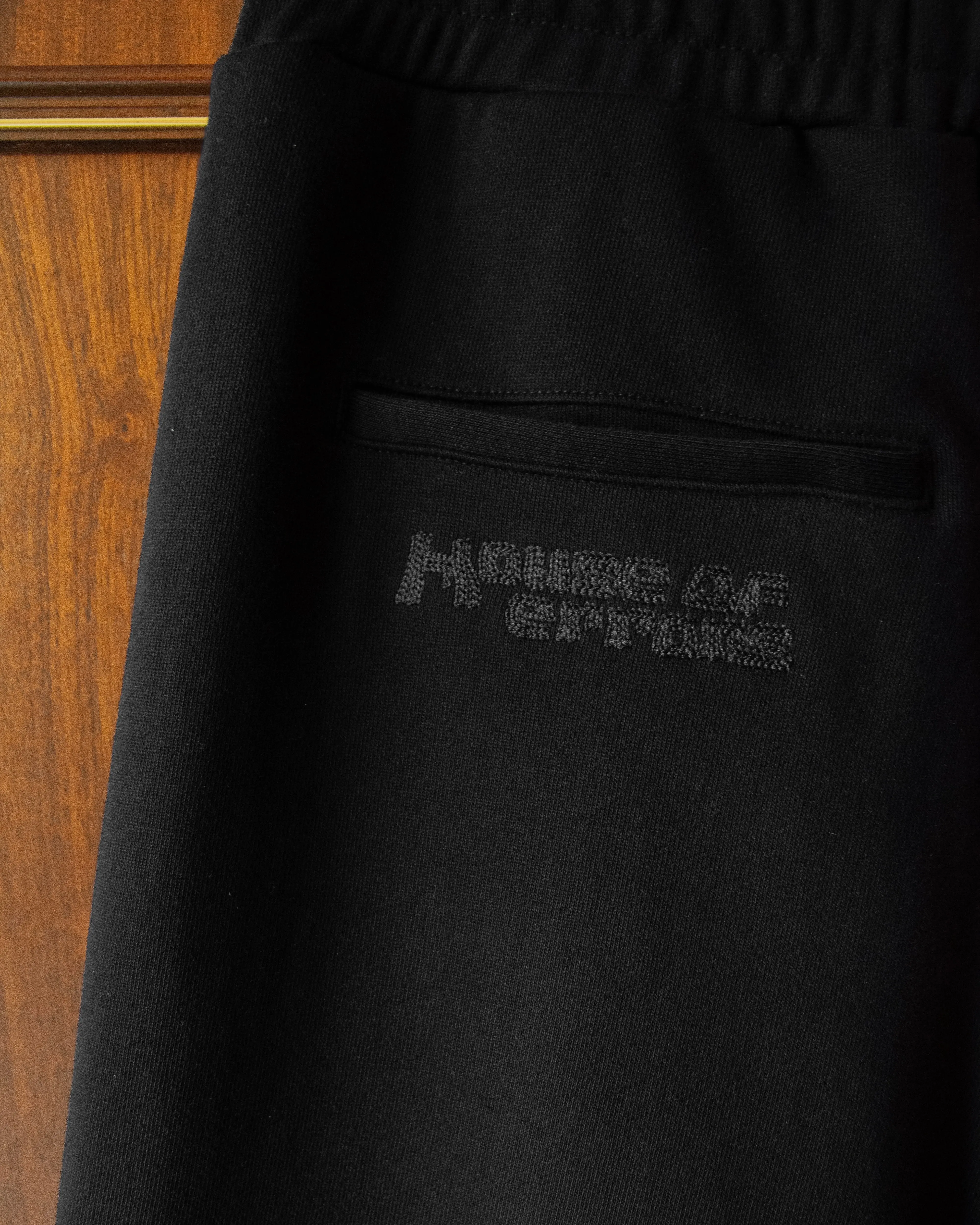 PLEATED JOGGERS IN BLACK sold by House of Errors product image thumbnail 5