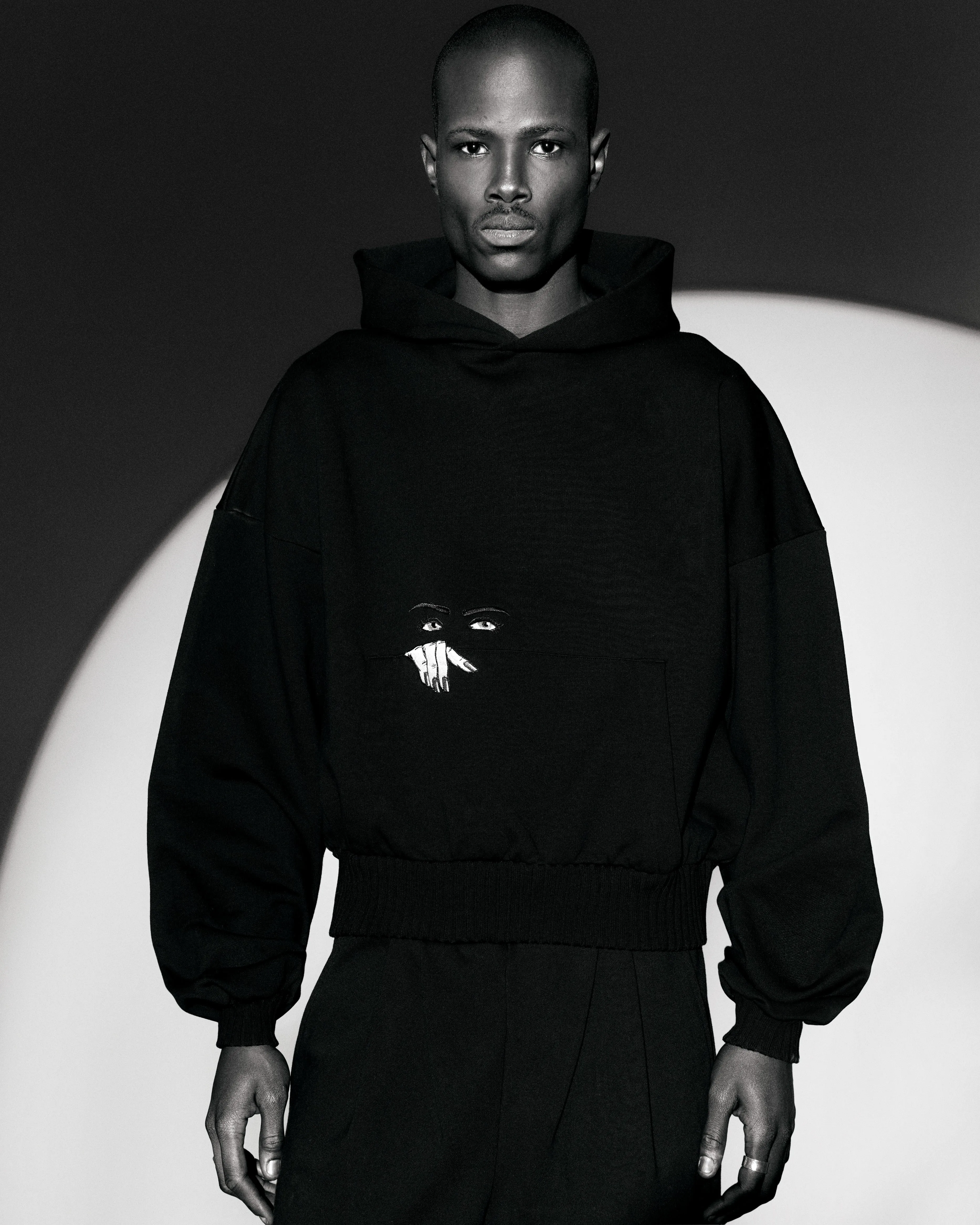 PEEPING HOODIE sold by House of Errors product image thumbnail 3