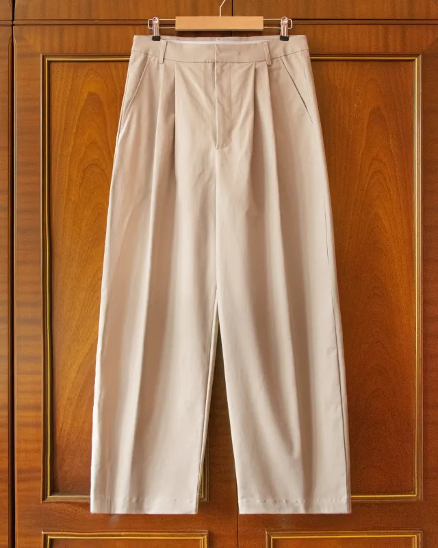 CROWN TROUSERS IN CREAM made by House of Errors