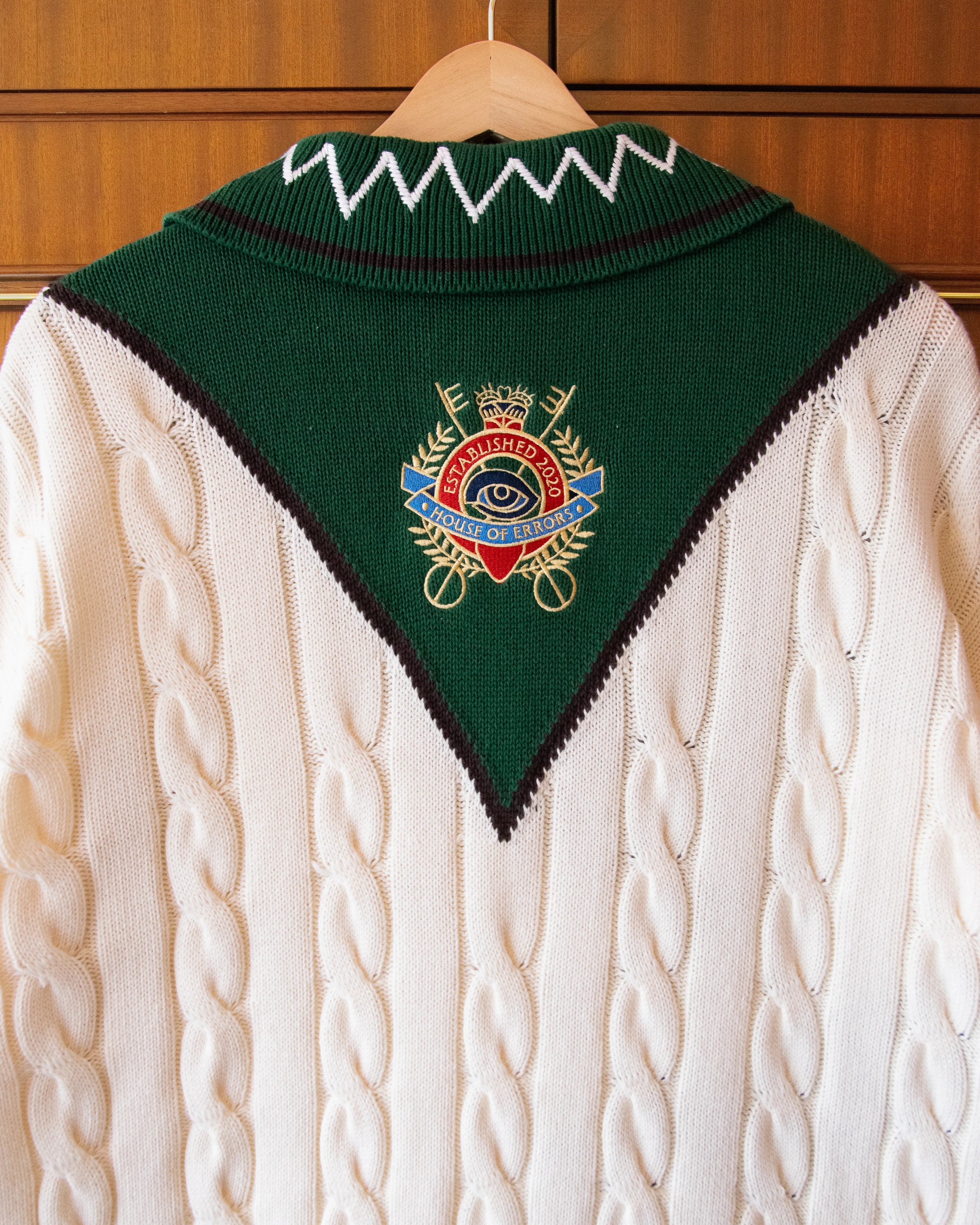 COTTON CABLE KNIT POLO sold by House of Errors product image thumbnail 5