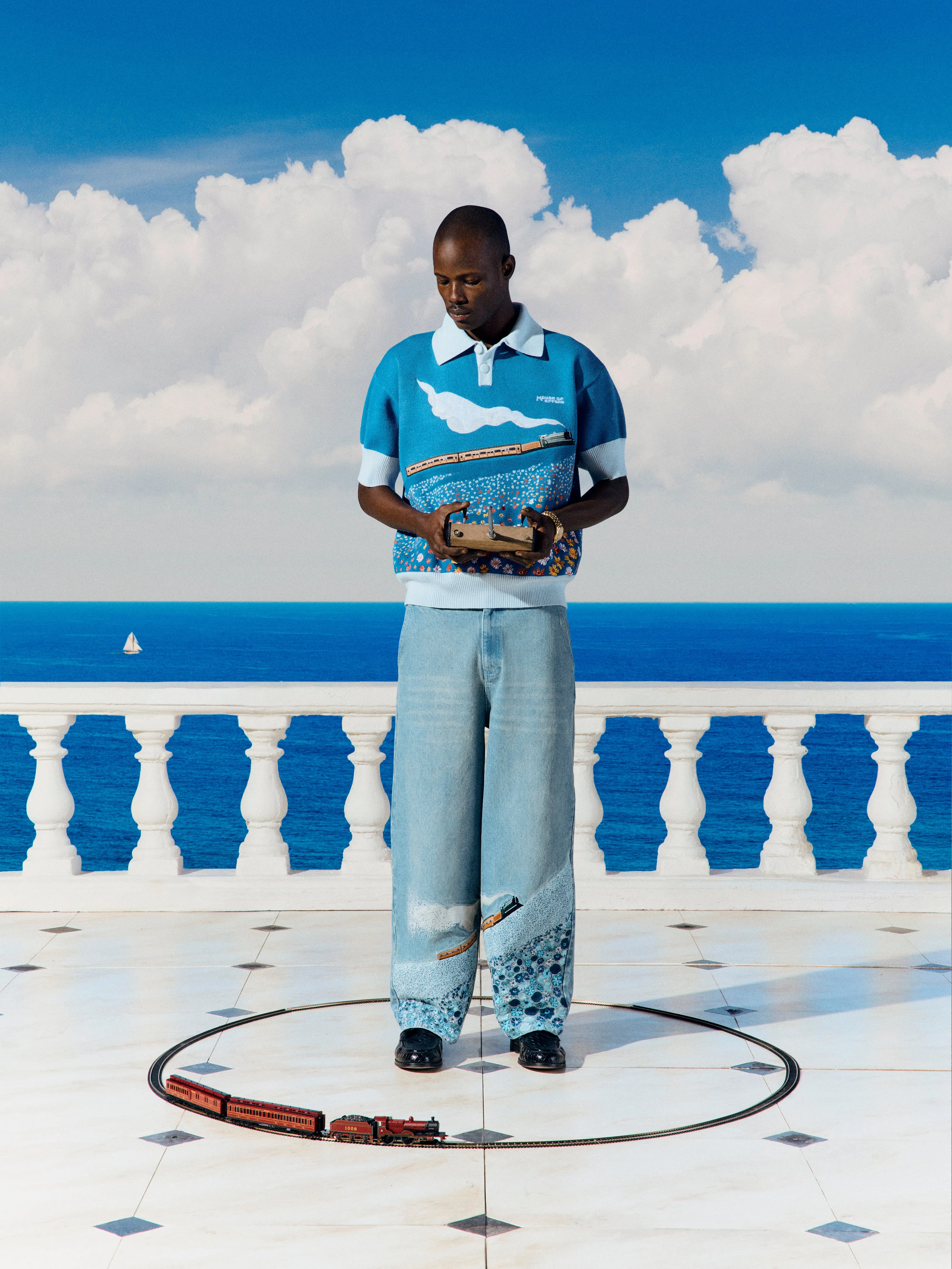ERRORS EXPRESS EMBROIDERED POLO sold by House of Errors product image thumbnail 3